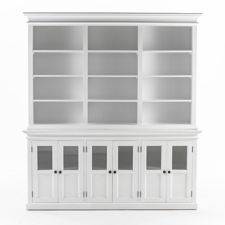 Halifax Hutch Unit with 6 Glass Doors - Photo lifestyle | Marcottestyle