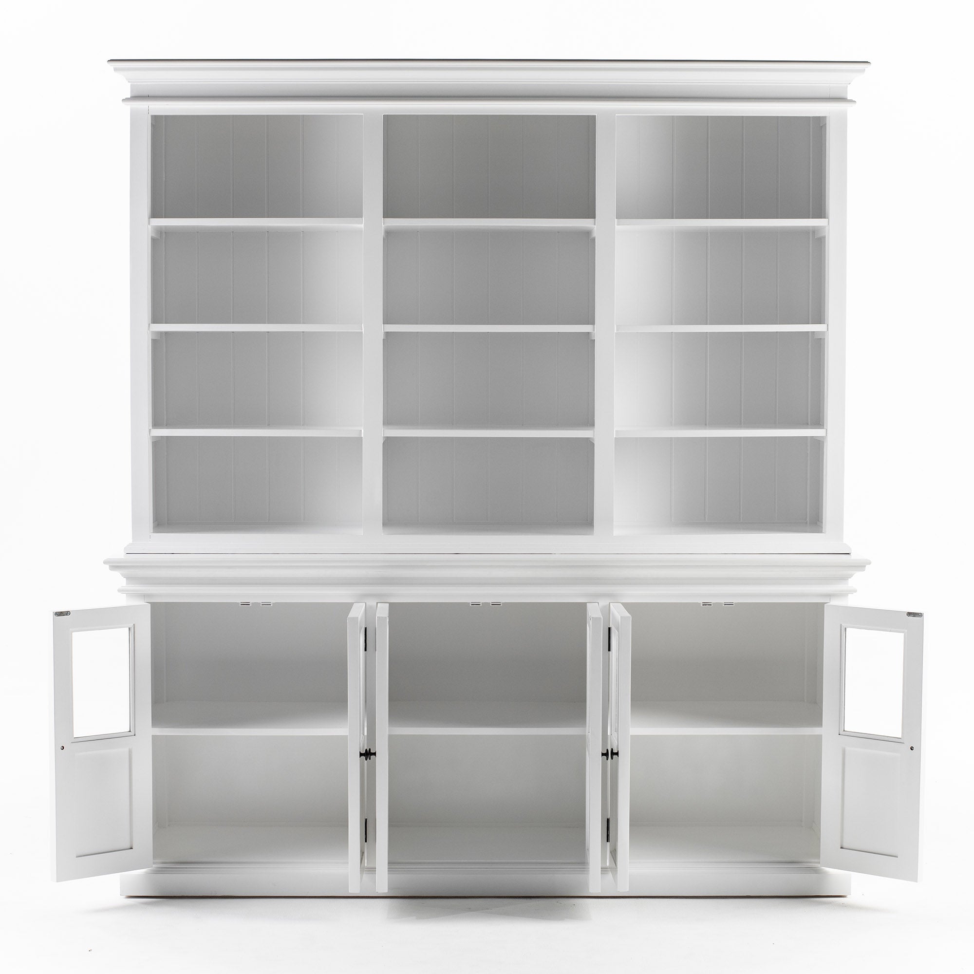 Halifax Hutch Unit with 6 Glass Doors