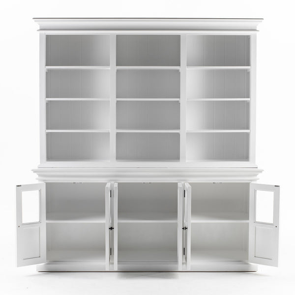 Halifax Hutch Unit with 6 Glass Doors | Marcottestyle
