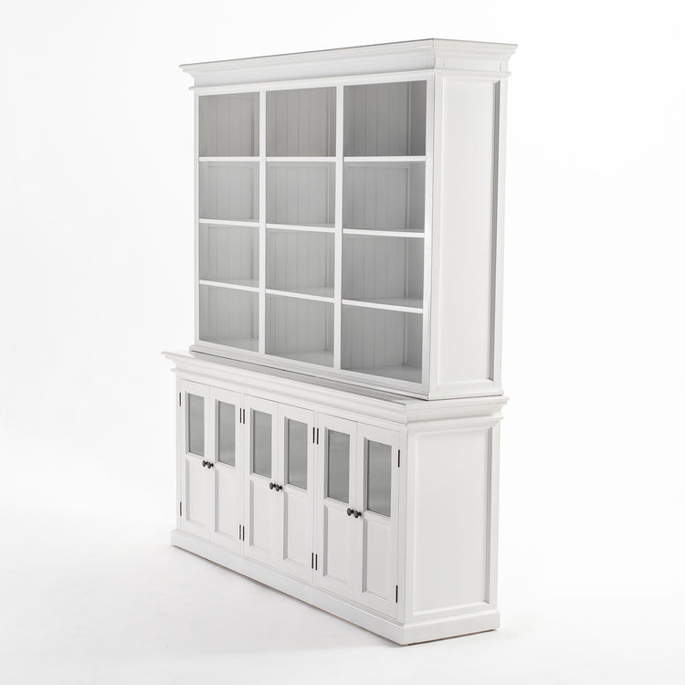 Halifax Hutch Unit with 6 Glass Doors - Photo lifestyle | Marcottestyle