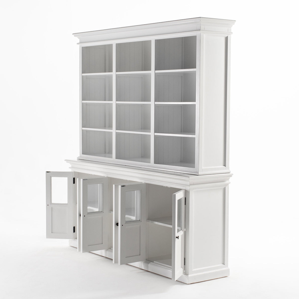 Halifax Hutch Unit with 6 Glass Doors - Photo lifestyle | Marcottestyle