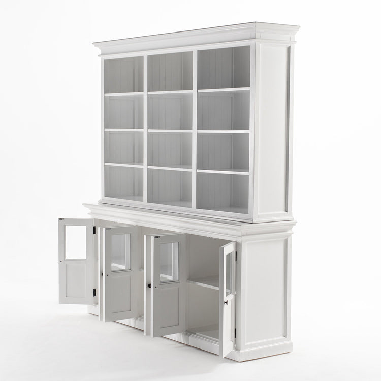 Halifax Hutch Unit with 6 Glass Doors - Photo lifestyle | Marcottestyle