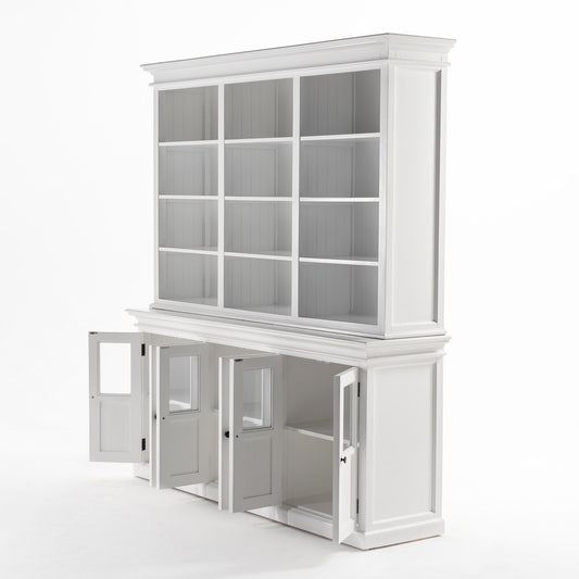Halifax Hutch Unit with 6 Glass Doors - Lifestyle-Aufnahme | Marcottestyle