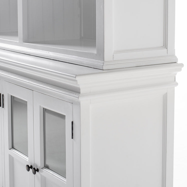 Halifax Hutch Unit with 4 Glass Doors - Photo lifestyle | Marcottestyle