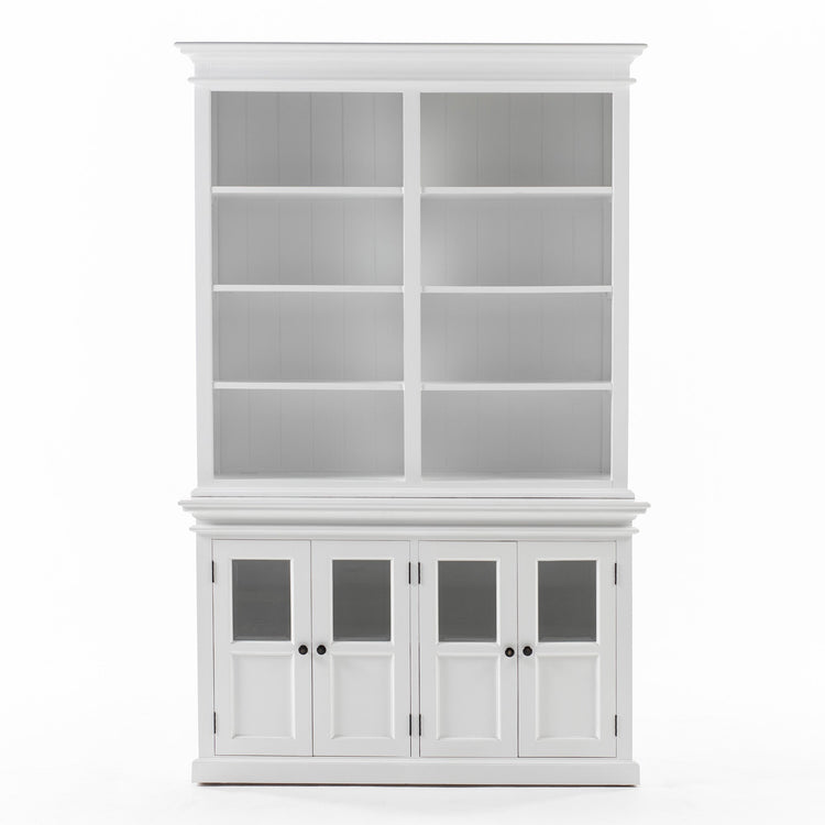 Halifax Hutch Unit with 4 Glass Doors | Marcottestyle