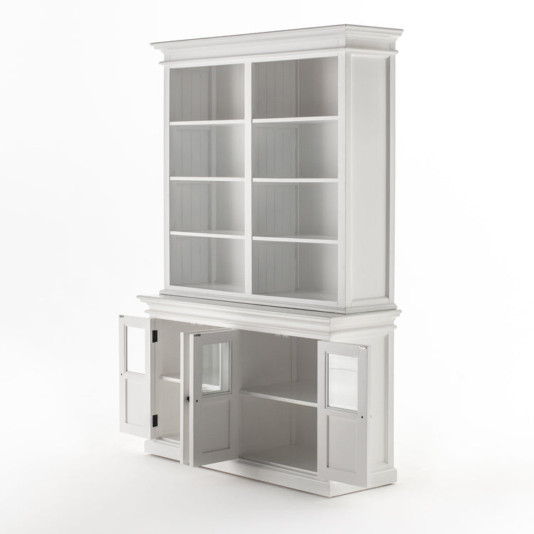 Halifax Hutch Unit with 4 Glass Doors - Photo lifestyle | Marcottestyle
