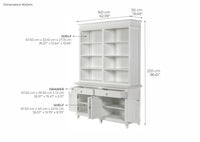 Skansen Aufsatzschrank Bücherregal