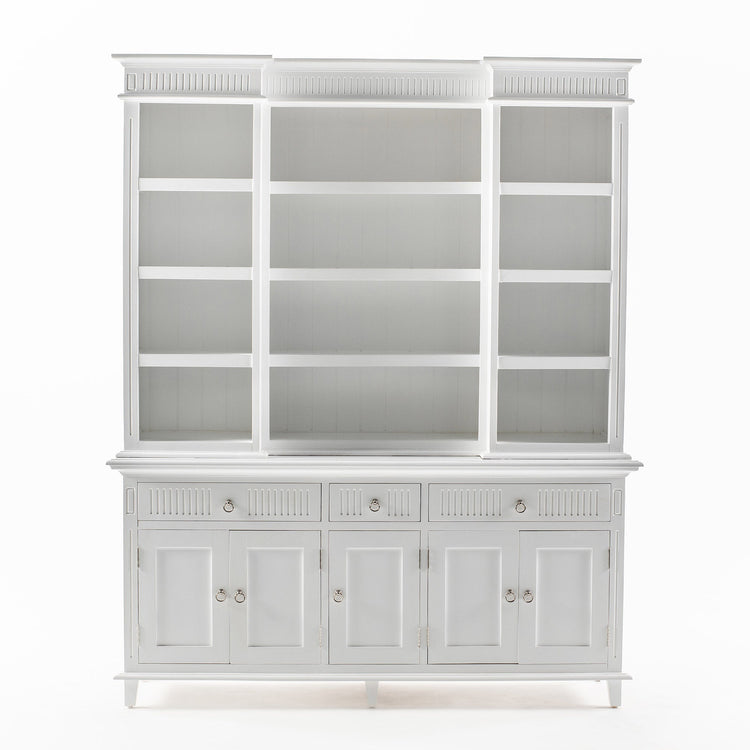 Skansen Kitchen Hutch Cabinet with 5 Doors 3 Drawers | Marcottestyle