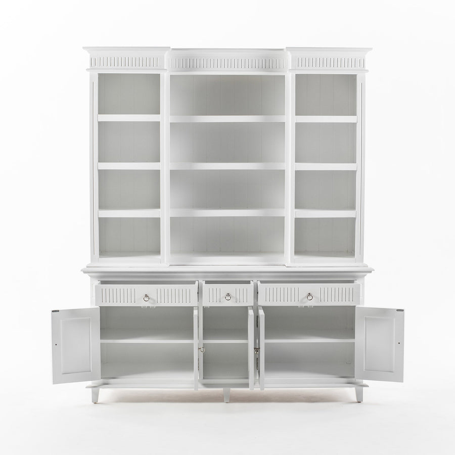 Skansen Vaisselier de cuisine Armoire avec 5 Portes 3 Tiroirs