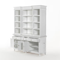 Skansen Vaisselier de cuisine Armoire avec 5 Portes 3 Tiroirs