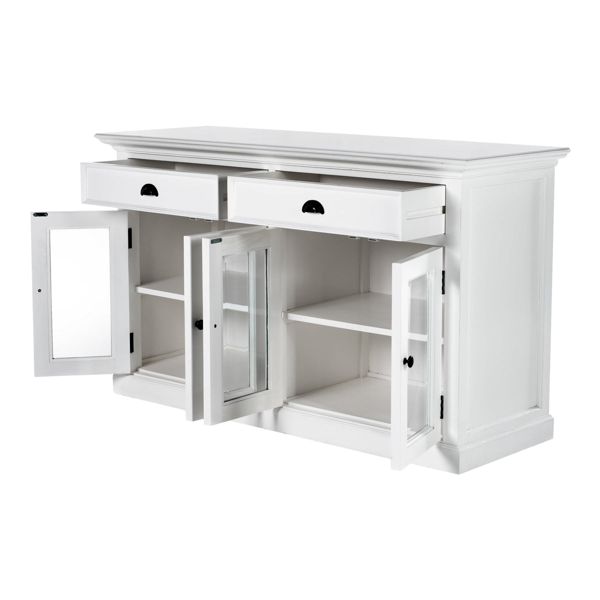Classic Buffet with Glass Doors | Marcottestyle