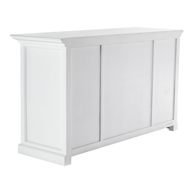 Buffet with 4 Glass Doors 3 Drawers | Marcottestyle