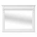 Bathroom Mirror Baldo White Painted Solid Pine - 141 x 10 x 100 cm