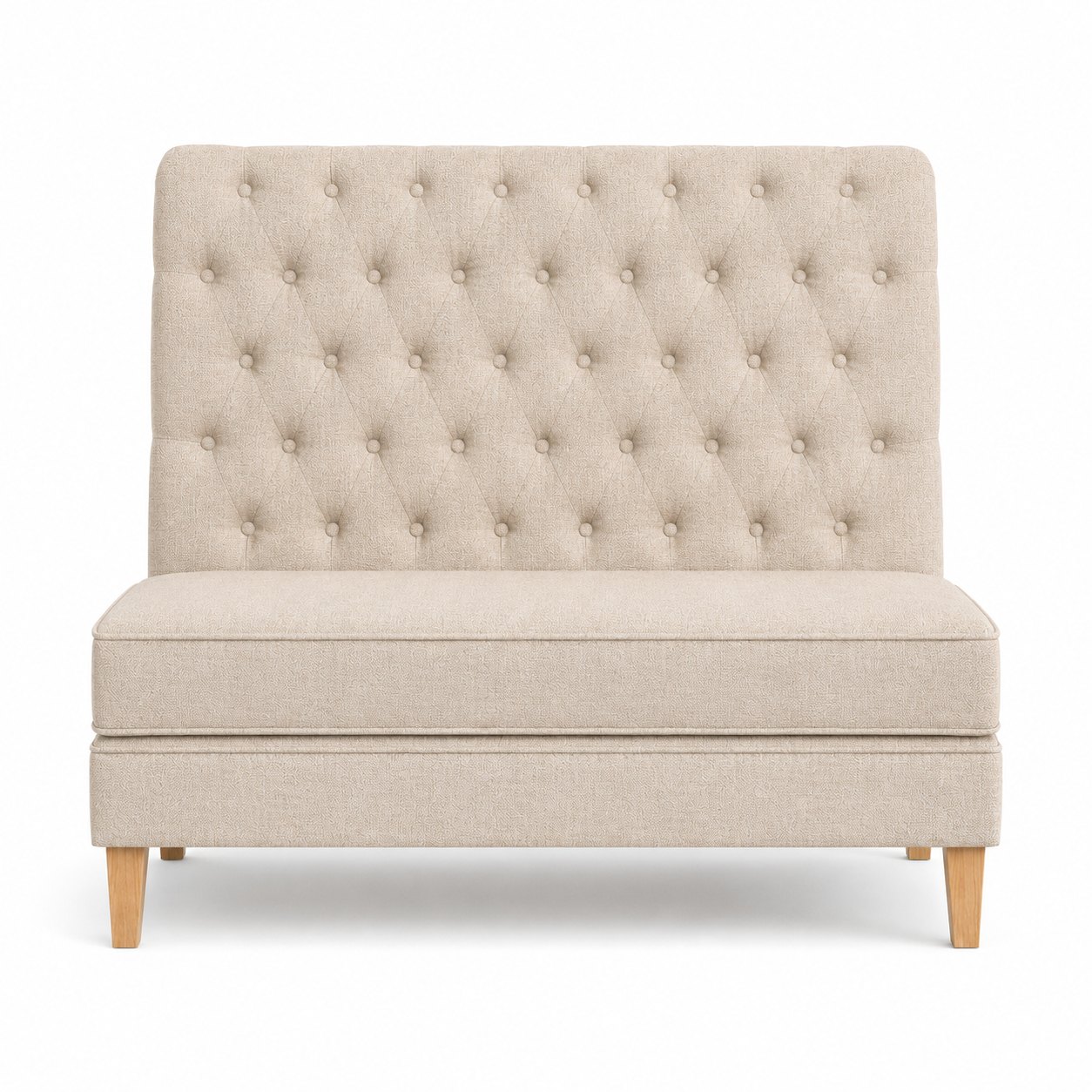 Bank Sofa Ciracuse - Beige - 110 x 70 x 120 cm - Luxe Aanpasbare Eetkamerbank