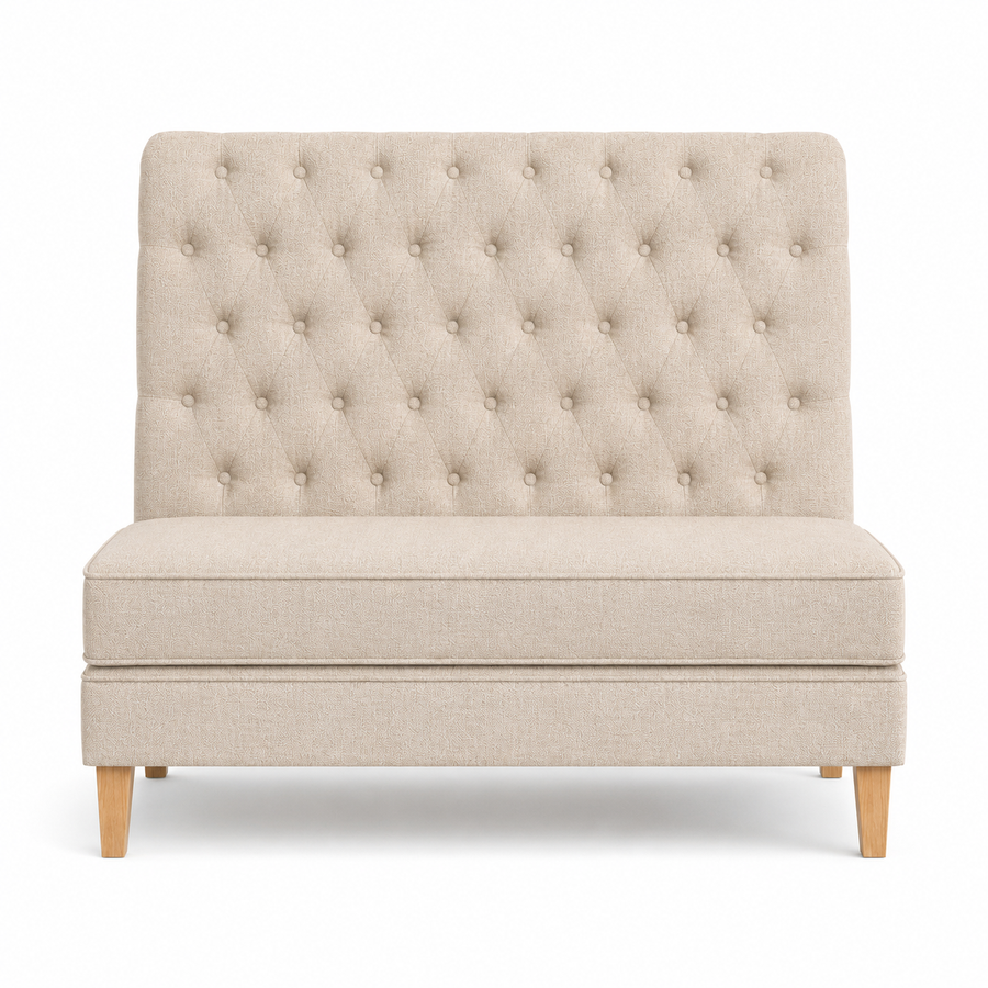 Bank Sofa Ciracuse - Beige - 110 x 70 x 120 cm - Luxe Aanpasbare Eetkamerbank