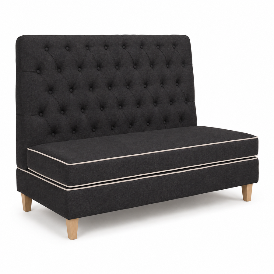 Bench Sofa Ciracuse - Black - 110 x 70 x 120 cm - Luxury Customizable Dining Bench