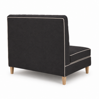 Bench Sofa Ciracuse - Black - 110 x 70 x 120 cm - Luxury Customizable Dining Bench