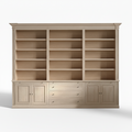 Beaumont - Natureiche Bibliotheksschrank