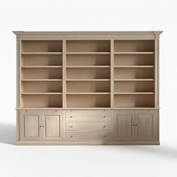 Beaumont - Natureiche Bibliotheksschrank