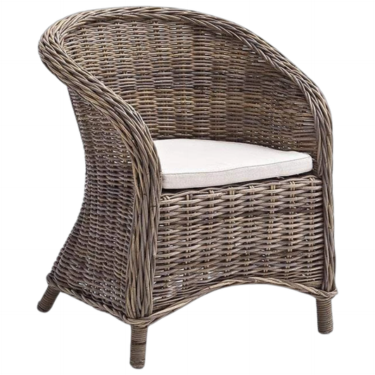 Bonsun Kubu Rattan Arm Chair | Marcottestyle
