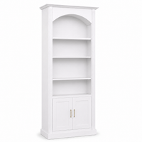 Bibliothèque - Arcade - Arche Pin Massif - 102 x 30 x 250 cm - Blanc