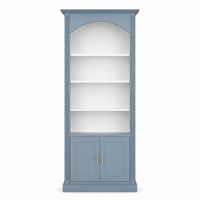 Bücherregal - Arcade - Dreifach Bogen Massivkiefer - 306 x 30 x 250 cm - Weiß