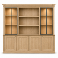 Bookcase - Smedor - Solid Oak - 240 x 51 x 230 cm