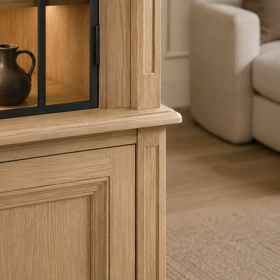 Bookcase - Smedor - Solid Oak - 240 x 51 x 230 cm