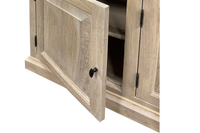 Bookcase Cabinet Harrison - Natural Solid Oak - 240 x 49 x 230 cm