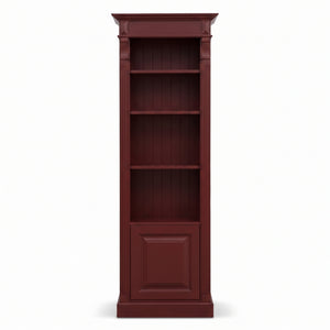 Bookcase - Sarlat - Solid Wood - 71 x 39 x 197 cm - Bordeaux