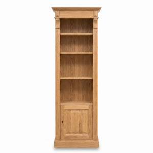 Bookcase - Sarlat - Solid Oak - 71 x 39 x 197 cm - Solid Oak