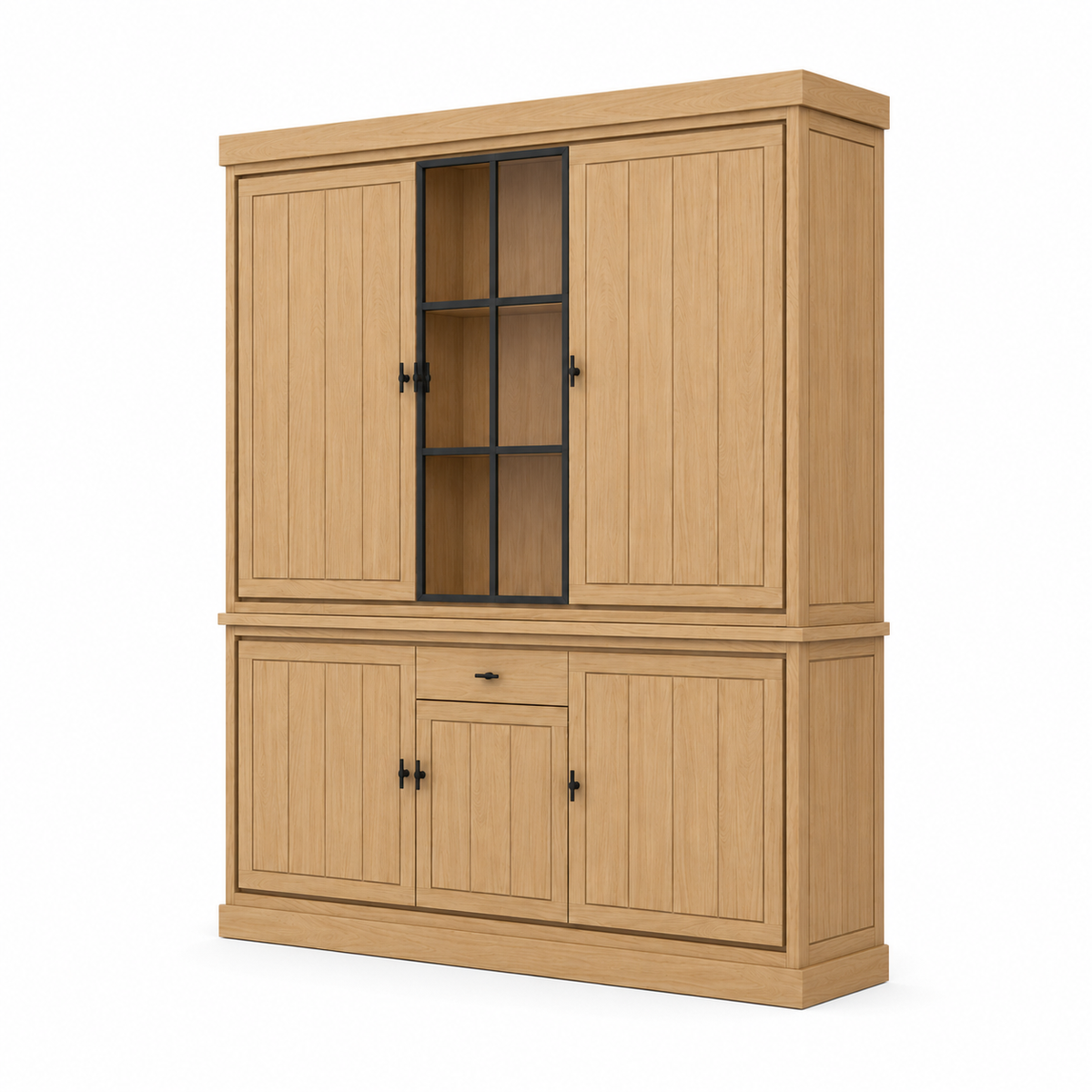 Aparador Jura - Roble Macizo - 190 x 50 x 229 cm - Natural
