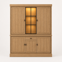 Anrichte Schrank Jura - Natureiche - 190 x 50 x 229 cm