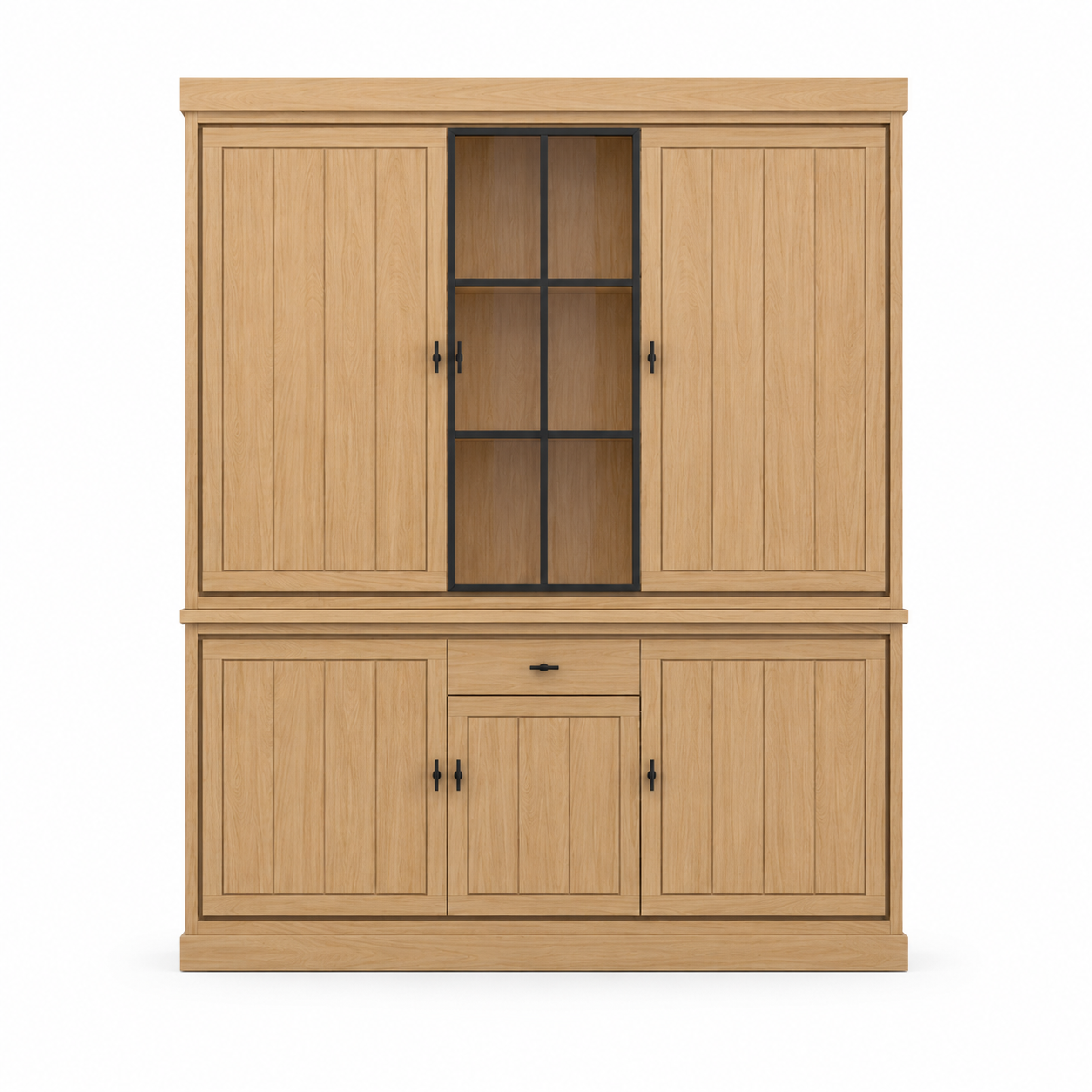 Anrichte Schrank Jura - Natureiche - 190 x 50 x 229 cm