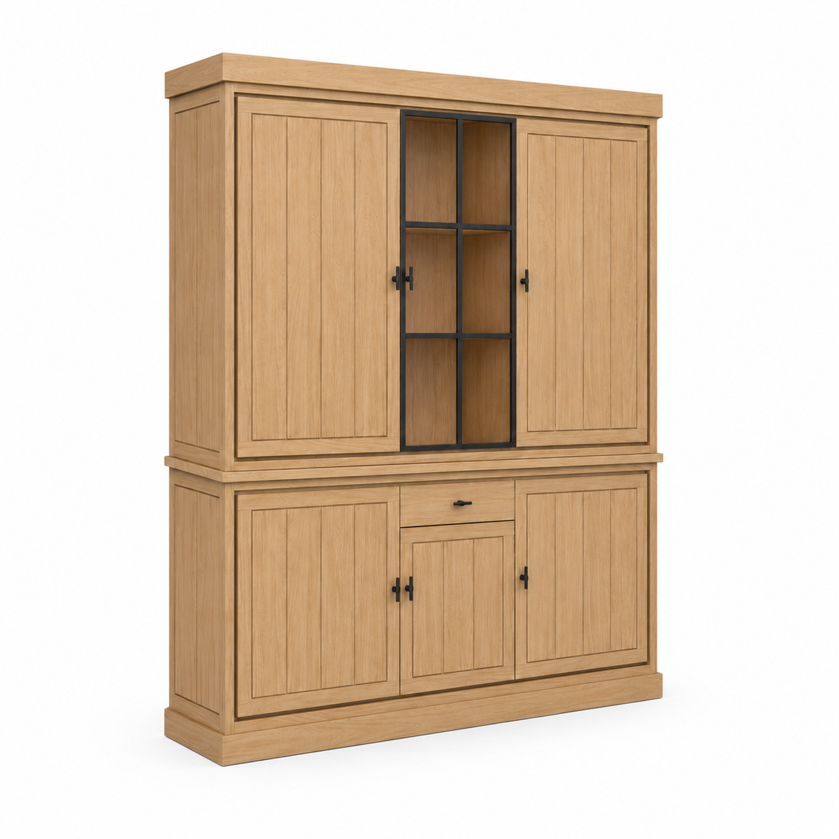Aparador Jura - Roble Macizo - 190 x 50 x 229 cm - Natural