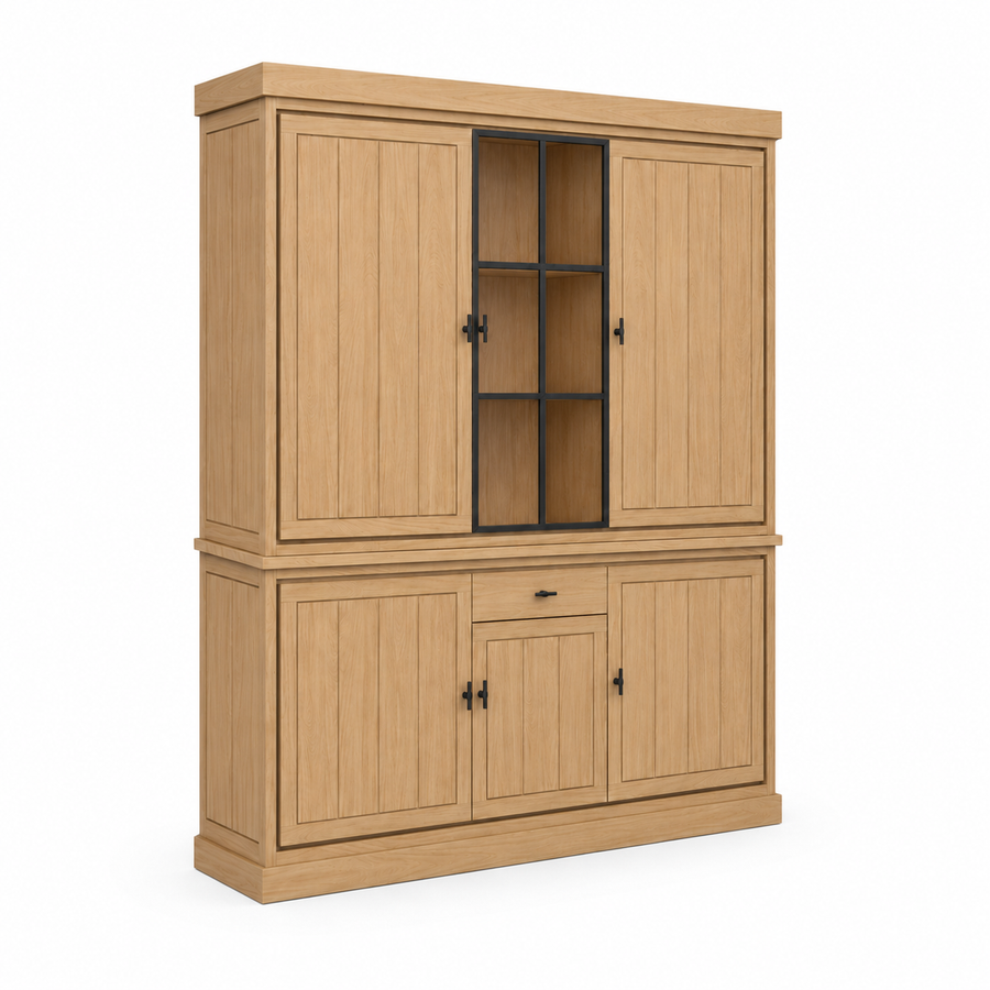 Anrichte Schrank Jura - Natureiche - 190 x 50 x 229 cm