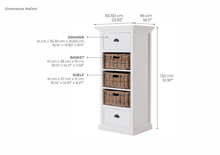 Storage Unit with Basket Set - Lifestyle-Aufnahme | Marcottestyle