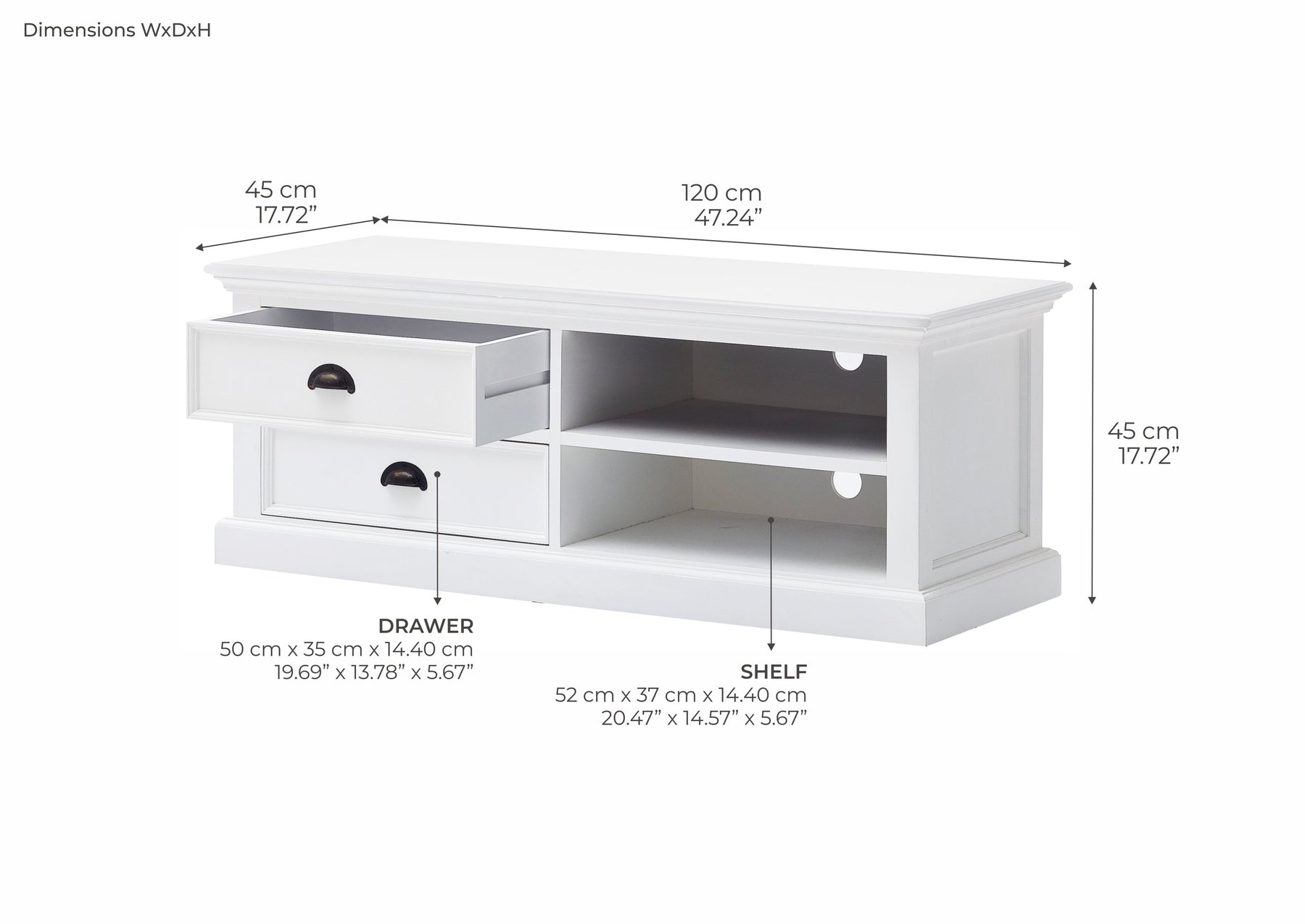 Halifax Lowline ETU 120cm - Blanc