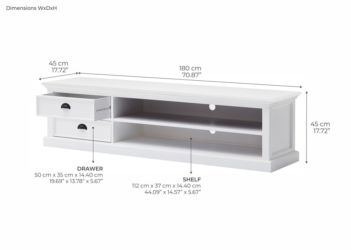 Halifax Lowline ETU 180cm - Wit | Marcottestyle