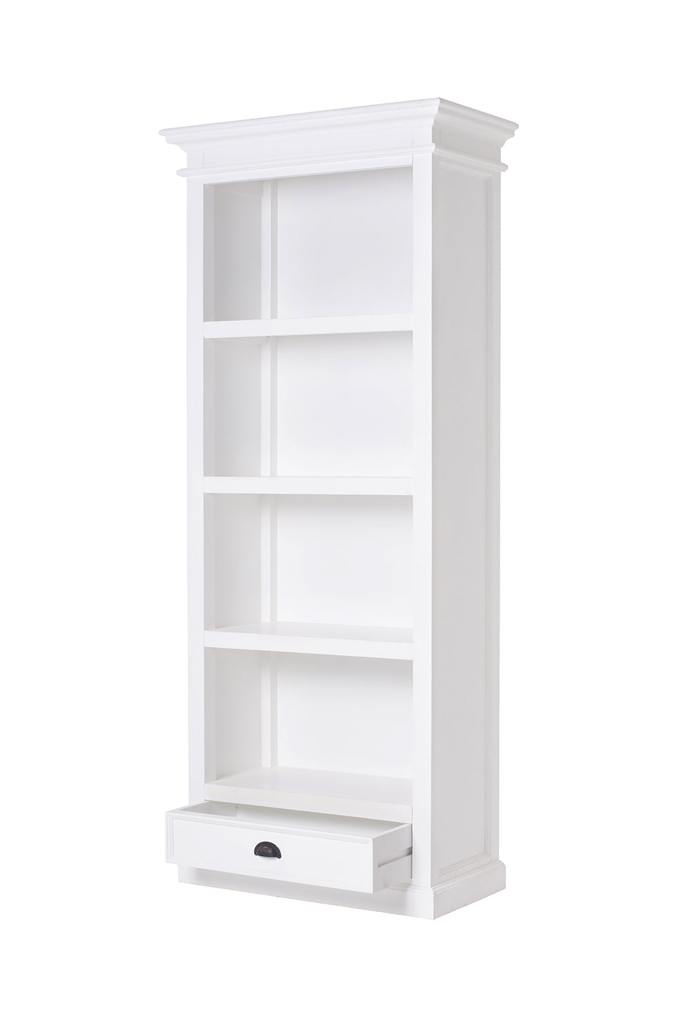 Halifax Medium Bookcase - White | Marcottestyle
