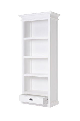 Halifax Medium Bookcase - White
