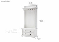 Provence Coat Hanger Unit - Weiß | Marcottestyle