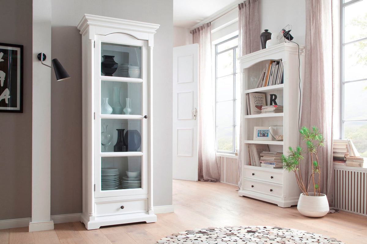 Provence Bookcase - White – lifestyle | Marcottestyle
