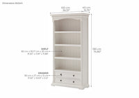 Provence Bookcase - White | Marcottestyle