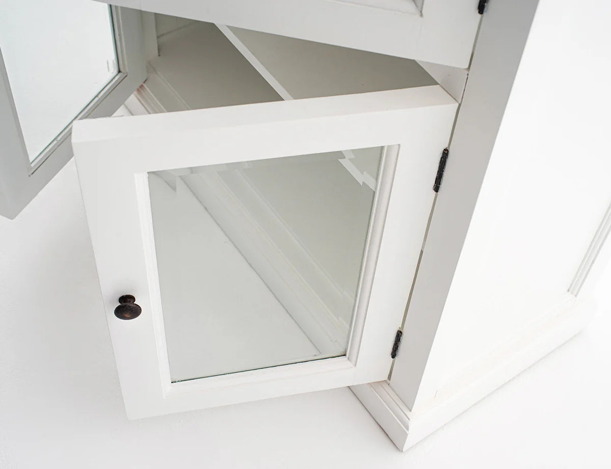 Halifax Medium Cabinet - Blanc - lifestyle | Marcottestyle