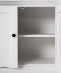 Halifax Medium Aufsatzschrank Bücherregal - Weiß