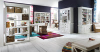 Halifax Medium Aufsatzschrank Bücherregal - Weiß
