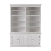 Halifax Medium Aufsatzschrank Bücherregal - Weiß