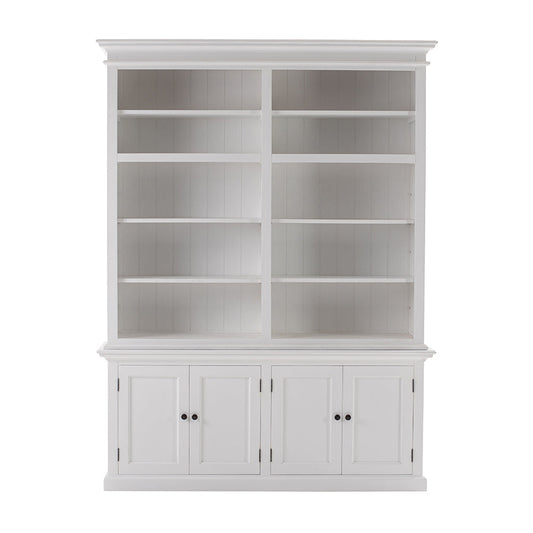 Halifax Medium Hutch Bookcase - Weiß | Marcottestyle