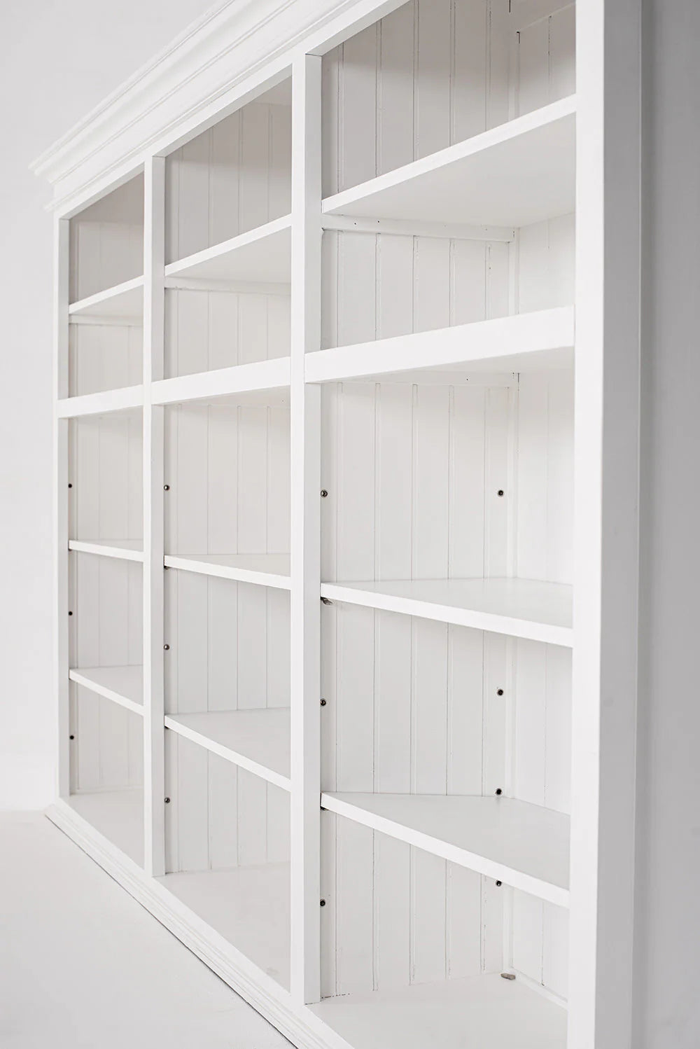 Halifax Large Hutch Bookcase - White – lifestyle | Marcottestyle
